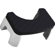 Badezimmer-Sicherheits-Tritthocker-Sitz,-Achat schwarz