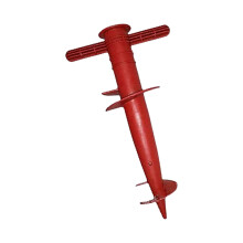 Kleine plastic grondpinnen, waterdichte tentankers voor-Rood