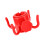 Beach Umbrella Hanging Hook 4 Claws Hook Beach Accessories-Red 1