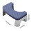 Badezimmer-Sicherheits-Tritthocker-Sitz,-Achat schwarz 4