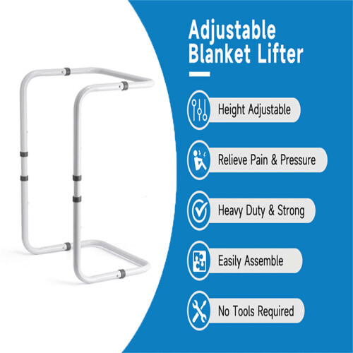 Easy Carry  Bed Sheet Raiser Blanket Lifter Frame for 1