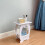 Minimalist Space Efficient Bedsides Table with Smooth Round Foot 5