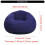 Space Saving Convertible Air Sofa Bed Foldable Design Soft-Blue 4