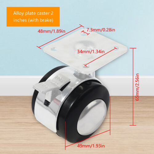 Leise rollende Rollen für Stühle, Tische,-S 2
