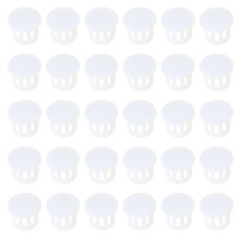 Bouchons de panneau en plastique blanc, 30-Boucle de 10 mm