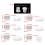 30Pcs White Hole Plugs Plastic Flush Type Panel-8mm Buckle 2