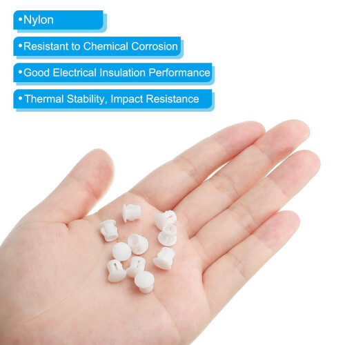 Couvercles de bouchons à vis en plastique, 30-Boucle de 6 mm 2