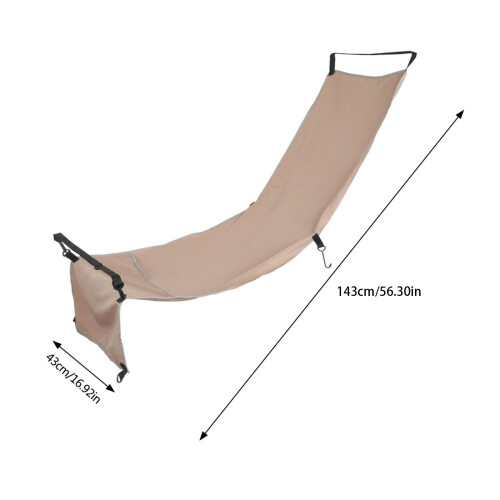 Portable Plane Footrest Adjustable Leg Rest Plane-Dark Khaki 1