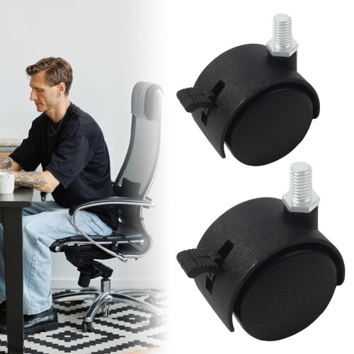Ensemble de 4 roulettes robustes pour un roulement en douceur-L 2