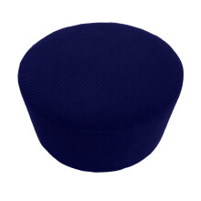 Stoffen Ottomaanse hoes Rest Krukbeschermingen-Marineblauw