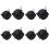 4pcs Quiet Rolling Rubber Casters with Long lasting-L 3