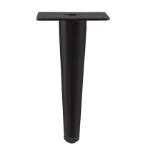 Tafelpoten Slaapbank Poot IJzer Meubelpoten-Zwart 15cm
