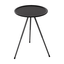 Leichter Aluminium-Campingtisch, faltbar, runde Form, leicht zu