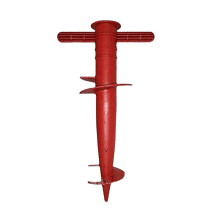 Easy Carry Garden Stakes Heavy Duty Yard Anchors for-Red