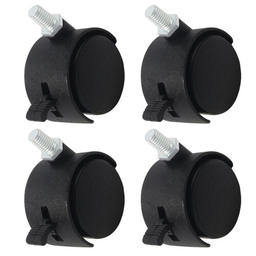 Ensemble de 4 roulettes robustes pour un roulement en douceur-L
