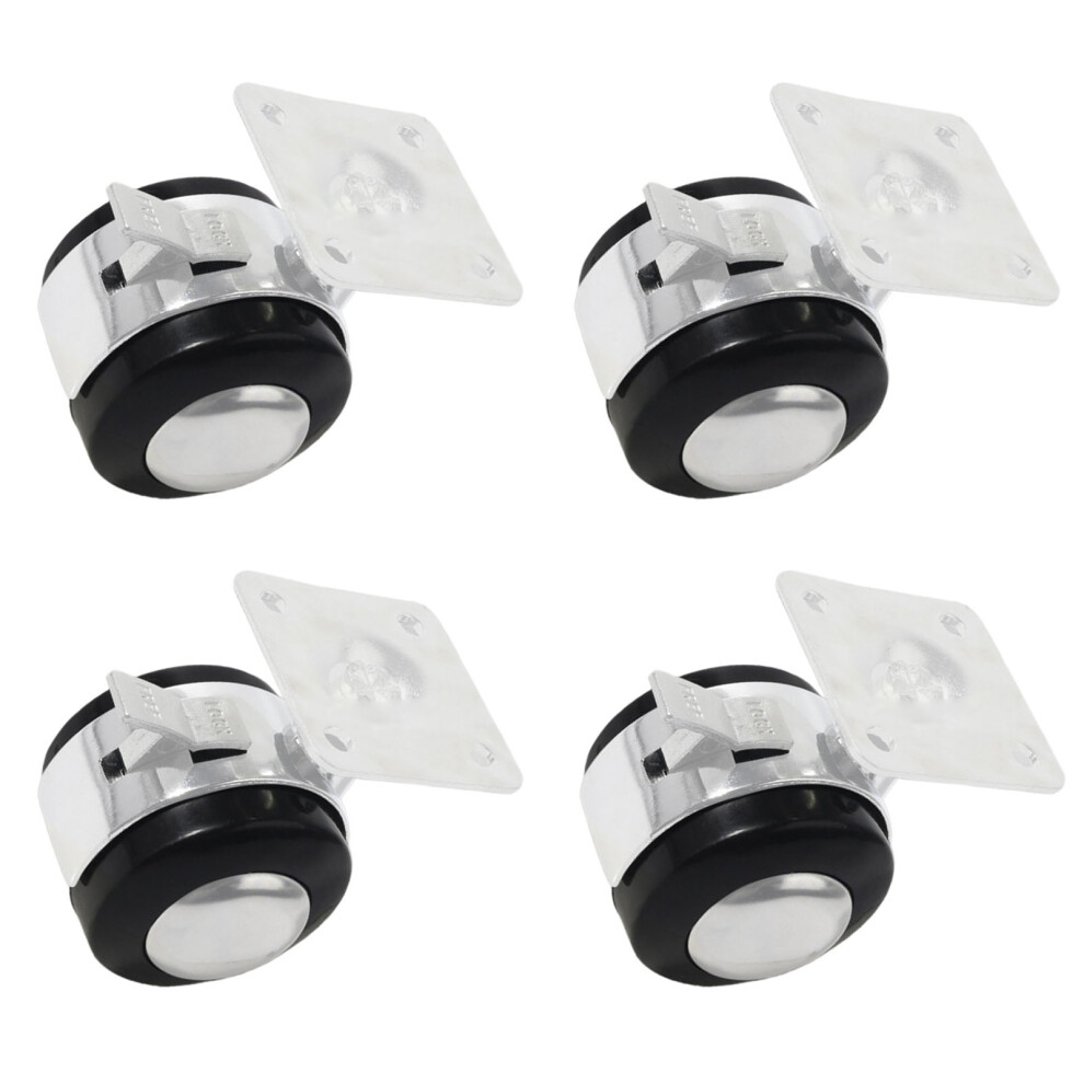 Quiet Rolling Casters For Chairs Furniture With Easy Mounting-S 7732000527814