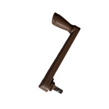 Pièces faciles à utiliser de parapluie de poignée de-brun