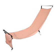 Leg Rest Adjustable Plane Footrest Foot Hammock Travel-Pink