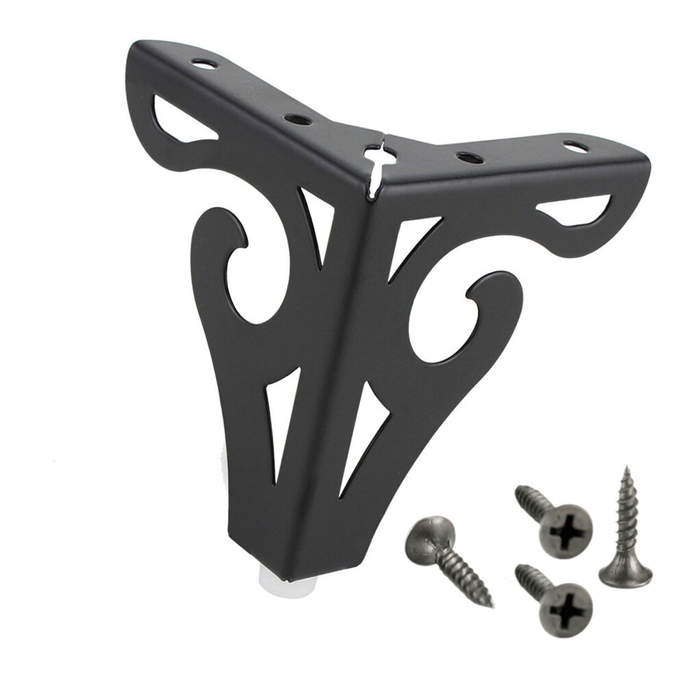 Modern Couch Feet Triangular Feet Sofa Legs-Black 10Cm 7732000526633