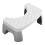 Tabouret de salle de bain antidérapant, Base-Blanc perle 1