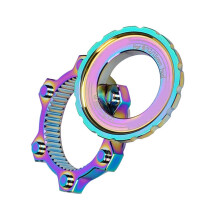 Durability Aluminum Bike Brake Rotor Adapters for Middle Lock Conversion, Colorful Road Bike Disc Brake Accessories