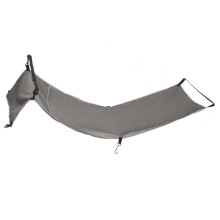Portable Plane Footrest Adjustable Leg Rest Plane-Light Gray