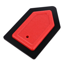Reusable pet hair remover brush for cats, efficient pet hair catcher for clothing, sofas, and cars, red