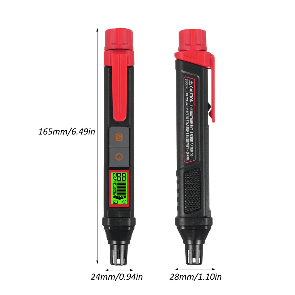 Habotest Ht56 Pen Gas Leak Detector, Sensitive, Visual & Audible Alarms 9481368908640