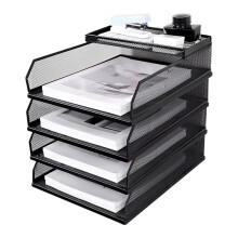 Document paper file storage for sorting letters, documents, and A4 fourtier