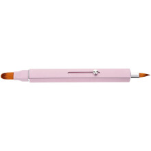 4Stk Tragbarer Lippenpinsel Pink Kunststoff Makeup Für
