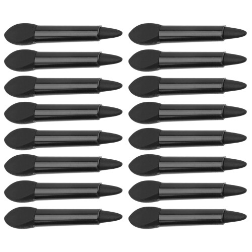 2Sets Schwarze Silikon Lippenpinsel Makeup Tool Für Lipgloss & Balm