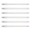 12Pcs White Non Sharpening Pencils Plastic Erasable Kids Writing Tools 1