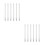 12Pcs White Non Sharpening Pencils Plastic Erasable Kids Writing Tools 5