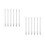 12Pcs White Non Sharpening Pencils Plastic Erasable Kids Writing Tools 6