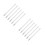 12Pcs White Non Sharpening Pencils Plastic Erasable Kids Writing Tools 4