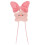 2St Roze Ster Auto Hangdecoratie Spiegeltje Accessoires 1