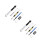 2Sets Key Cap Remover Set Met Non-Slip Ontwerp En Multikleuren Borstel 5