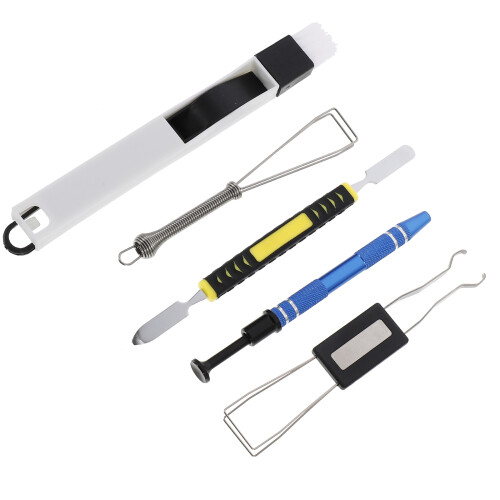 2Sets Key Cap Remover Set Met Non-Slip Ontwerp En Multikleuren Borstel 1