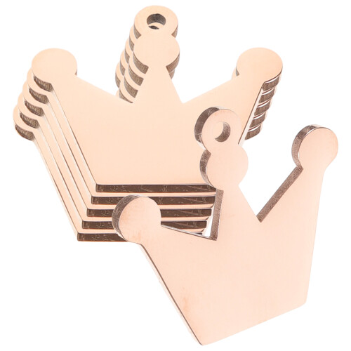 12St Duurzame Metalen Blanks Hond Tags Rose Huisdier Id