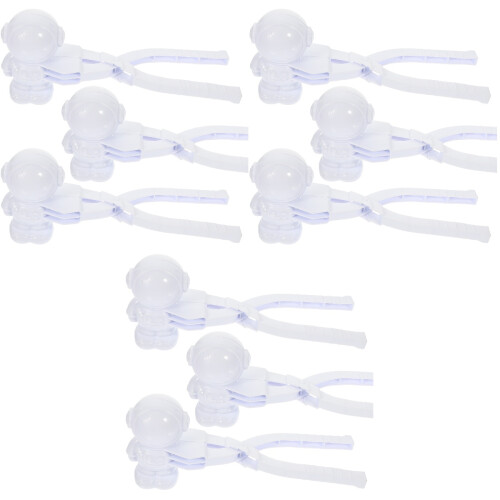 9St Professionele Sneeuwbal Maker Wit Plastic Clip Voor Buiten 2