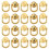 100St Gouden D Ring Stud Te Bevestigen Voor Leren Tassen 2