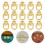 100St Gouden D Ring Stud Te Bevestigen Voor Leren Tassen 11