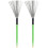 1Paar Jazz Drum Borstel Handvat Carbon Groen 3
