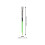 1Paar Jazz Drum Borstel Handvat Carbon Groen 2