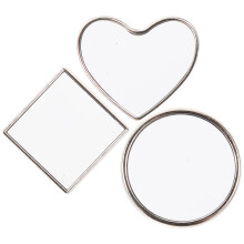 12St Zilveren Transfer Broches Zinc Alloy Creatief Gebruik