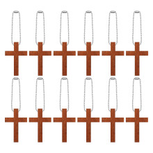80St Donkerbruin Kruis Hanger Handgemaakt Voor Kids En Sieraden