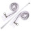 3St Multifunctionele Naairitssluiting, Polyester En Sterk 1