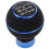 2St Handgeschakelde Auto Versnellingspookknop Leder 5-Speed 2