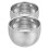 10Pcs Silver Metal Shaving Cup Double Layer Durable Foam Bowl 1