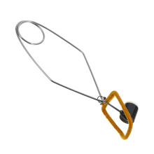 2St Duurzame Rvs Knop Reparatieclip Met Antislip Pads